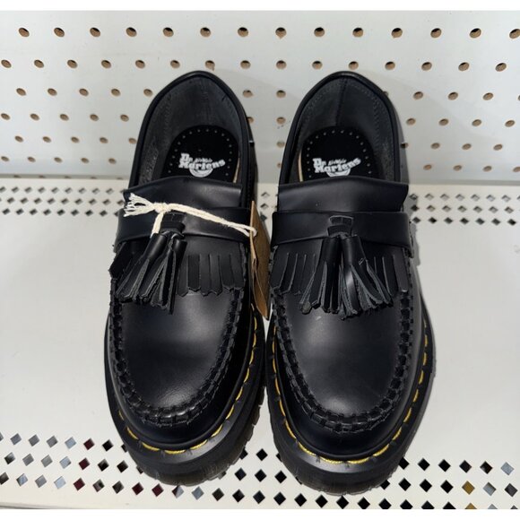 Dr. Martens Adrian Quad Womens Leather Slip On Platform Tassel Loafers Size 6 - Picture 4 of 8